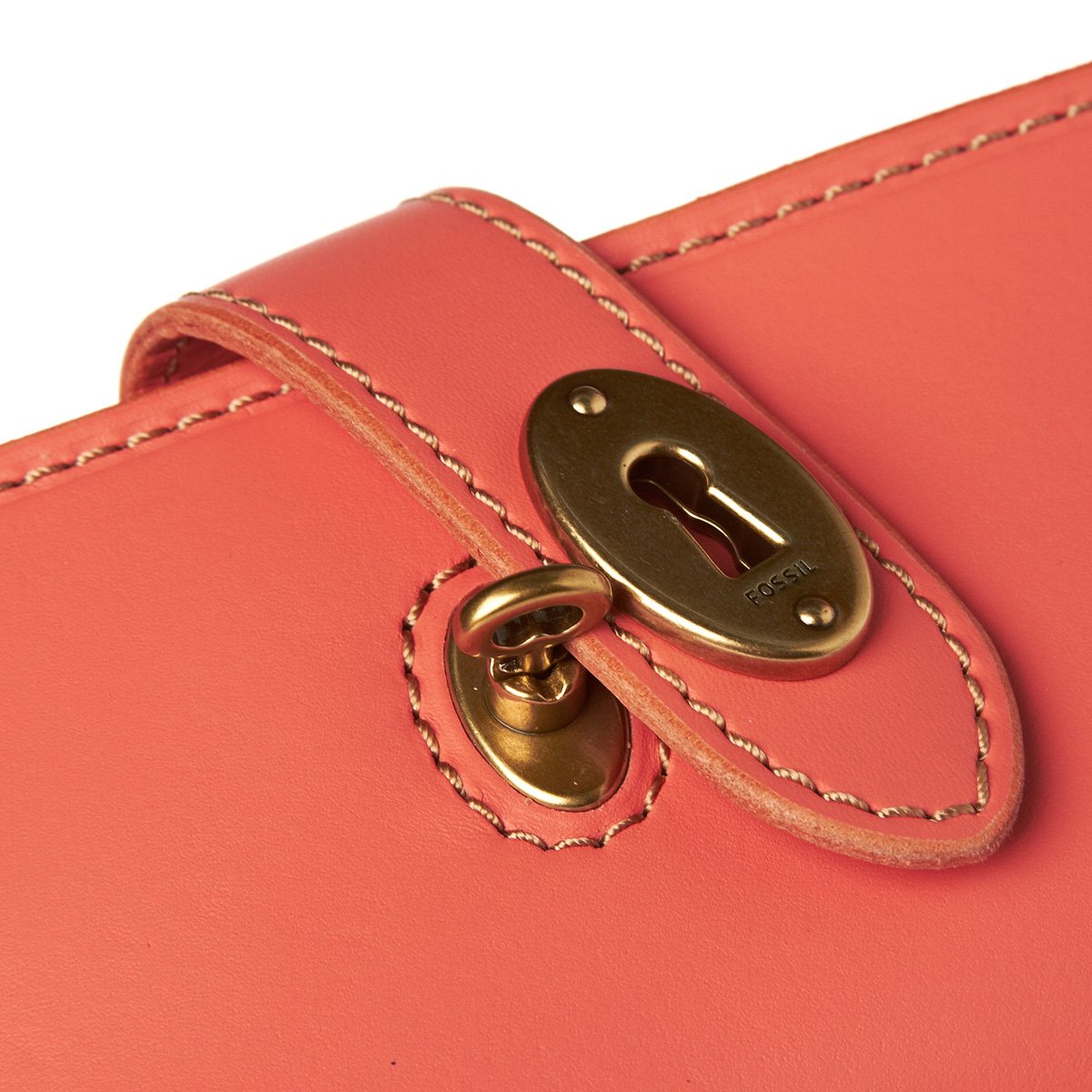 Fossil Austin Checkbook Clutch Womens Purse