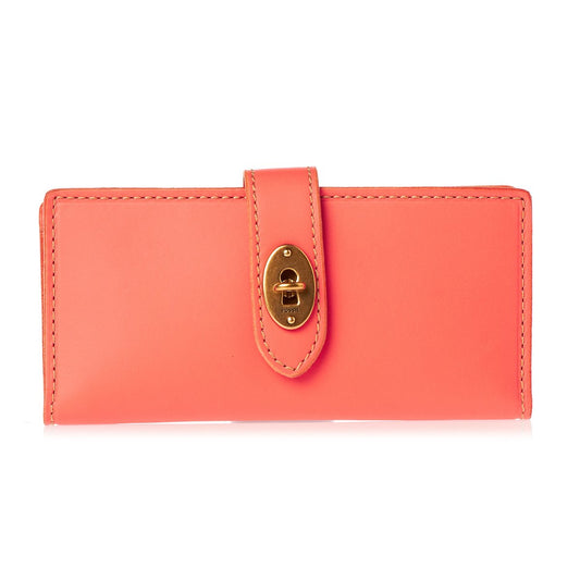 Fossil Austin Checkbook Clutch Womens Purse