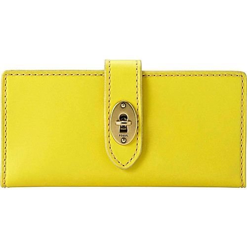 Fossil Austin Checkbook Clutch Womens Purse