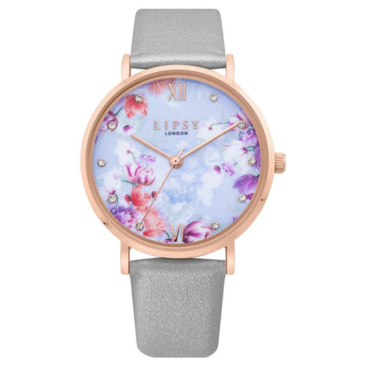 Lipsy Womens Analogue Classic Quartz Watch with PU Strap LP657,Blue