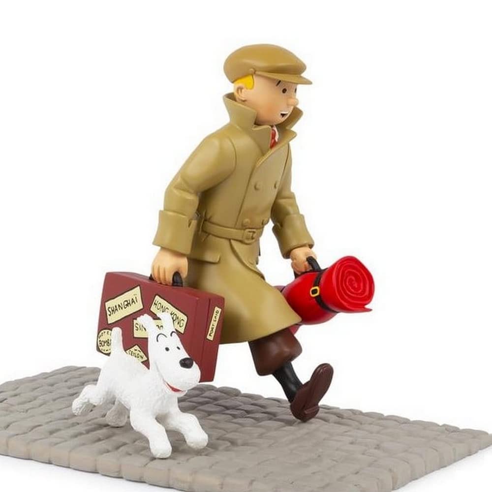 Collectible Resin Figure Tintin and Snowy ils arrivent !! 22cm (45994)